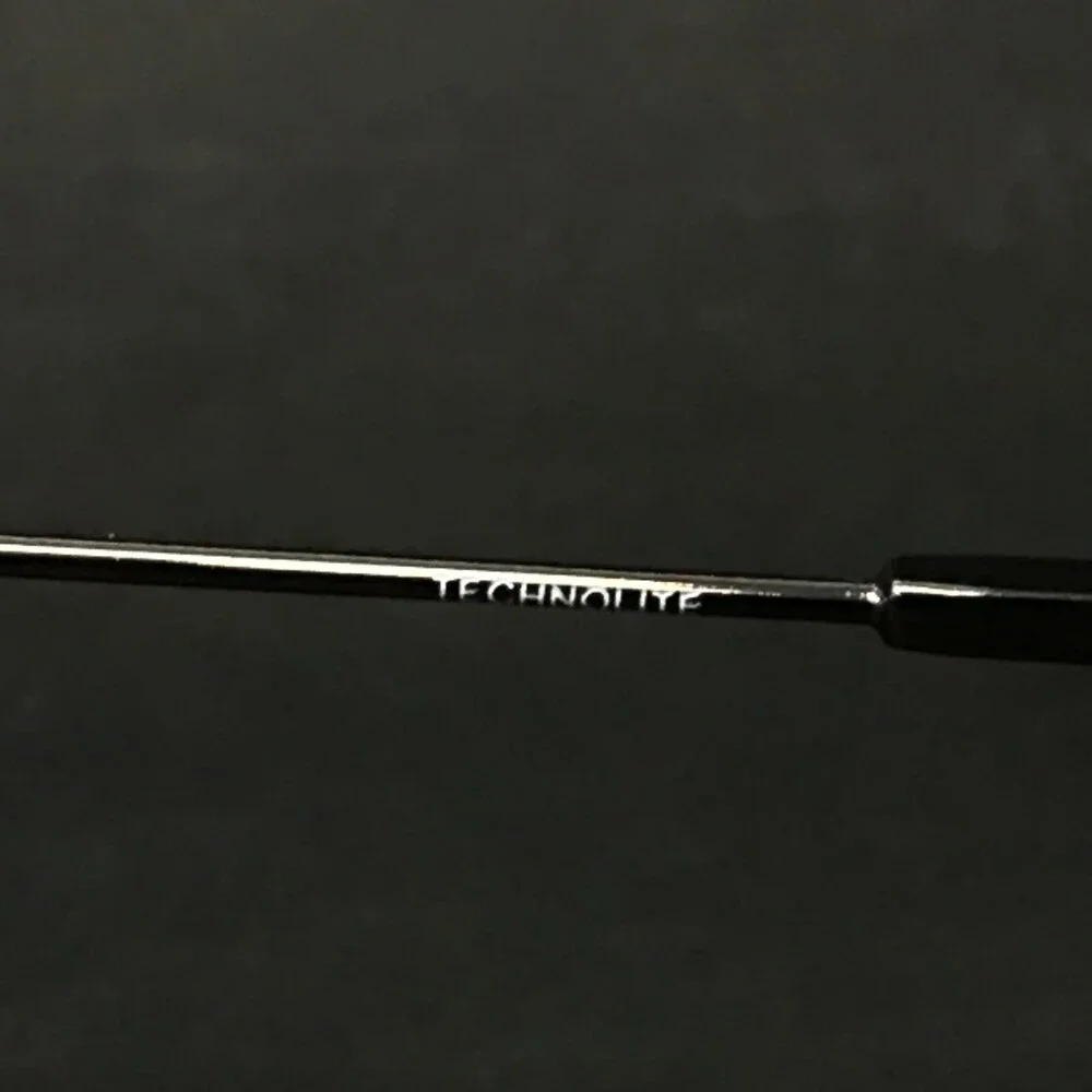 Technolite Eyeglasses Frames TLD 701 GM Gray Rectangular Rimless 50-19-140